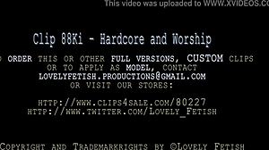 Skinny latina gets her feet and ass worshiped before hardcore doggystyle fucking with cock in pussy.