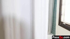 Hot Stepsister With Big Tits Sucks Stepbrother's Cock And Makes Him Cum