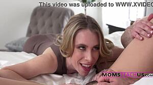 gf finds stepmom sucking my dick on knees