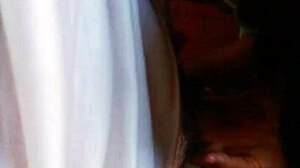 Ebony mulata performs oral and anal in POV scene