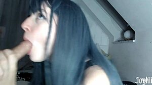 Watch Joyliii Get Fucked Hard and Creampied Live on Cam! Her Big Cock Lover Slaps That Ass Bent Over!