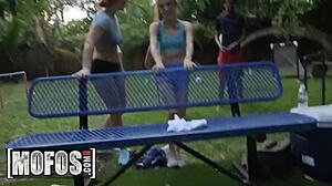 All Natural Mimi Monet Deepthroats Dick Publicly as a Total Slut - Mofos.