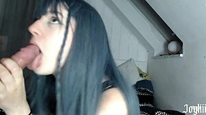 Watch Joyliii Get Fucked Hard and Creampied Live on Cam! Her Big Cock Lover Slaps That Ass Bent Over!