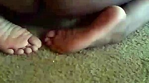 Ebonys black pussy gets fucked by hard cock