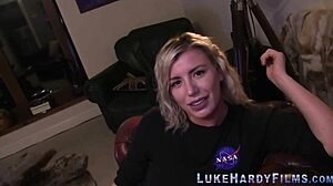 Blonde titfucks pornstar luke hardy