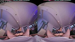 Petite Brunette Isabella De Laa Serves Sushi