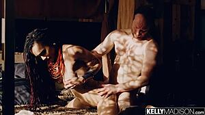 Ebony Babe Julie Kay Takes White Cock In Her Black Ass