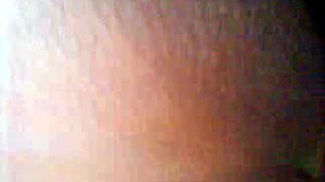 Ebony mulata performs oral and anal in POV scene