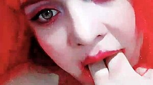 Chica Leche is carefully practicing her licking skills in this Argentinian video. Watch closely now.