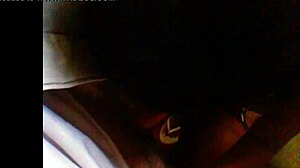 Ebony mulata performs oral and anal in POV scene