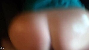 Amateur bent over in doggystyle sex