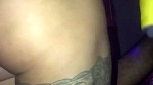 Pattyzinha drinks beer while pounding her soft ass