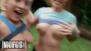 All Natural Mimi Monet Deepthroats Dick Publicly as a Total Slut - Mofos.