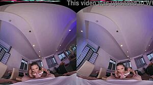 Petite Brunette Isabella De Laa Serves Sushi