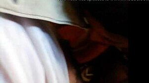 Ebony mulata performs oral and anal in POV scene