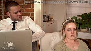 James Cums As Charlie Rides His Cock On Therapist Chair