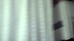 Amateur couple in bathroom