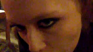 blonde teen 18+ licks balls and sucks bf's wet cock in homemade blowjob 😏