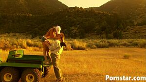 Outdoor Scene with Cassie Courtland and Evan Stone