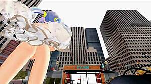 Mmd Damsel And Futanari Sing And Dance In Anime Style