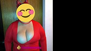 Halloween 2022 with latina bbw in lingerie.