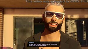 Saints Row Heist Cutscenes Without Clothes in Anime Style