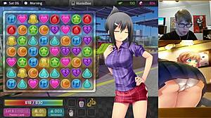 Tunteellinen matka Nikkillä ja Aikolla sensuroimattomassa masturbaatiossa HuniePopissa