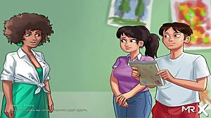 Summertime Saga: You have to draw each other in episode 4 scene 32!