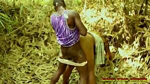Lost African BBW Daughter Discovers BBC in Bush