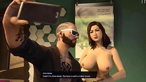 Saints Row Heist Cutscenes Without Clothes in Anime Style