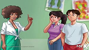 Summertime Saga: You have to draw each other in episode 4 scene 32!