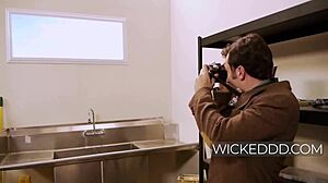 Superman Parody: Reporter Kristina Rose Takes Anal From James Deen