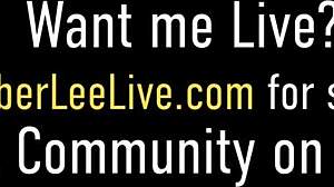 Kimber lee teases hard cock