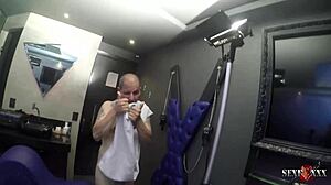 paola gurgel gets her ass peeled by samuray farias behind scenes