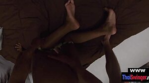 Thai Wife's WORKOUT Turns Into a QUICKIE Blast! POV Action Unfolds Fast!