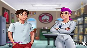 Summertime Saga: You have to draw each other in episode 4 scene 32!