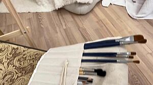 sexy milf shares boyfriend's dick with slim girl in threesome