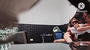 Hidden Camera Catches Latina Secretary Bent Over in Doggystyle Spy Session at Chilean University Law Faculty