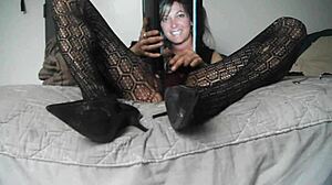 Dscf2151 Avi Pantyhose Masturbation