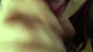 This cute teen sucks cock passionately, feeling horny and excited.