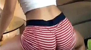 my neighbor in spandex, moving her body seductively