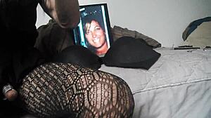 Dscf2151 Avi Pantyhose Masturbation