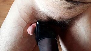 Hey, watch this dominatrix crush her slave's tiny 18+ cock with sharp toes! 😈