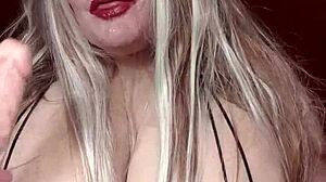 Susi's Huge Tits Teasing In Black Bikini, Feeling Excited With Toy Blowjob