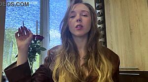 jerk off now while i smoke my cigarette, russian goddess commands