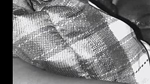 i stuffed my huge pussy with big dildos in this lesbian scene