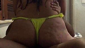 Watch me treat my wife after the pool with some discipline.