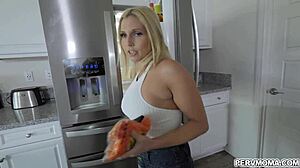 Christie Stevens Sucks Stepson's Big Cock