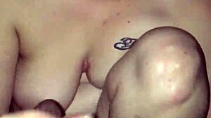 Queenmarie97 gives an oily handjob casually