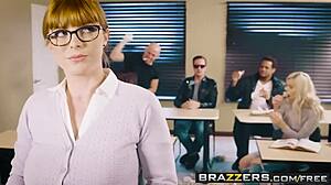 Big tits substitute slut scene with Penny Pax and Jessy Jones from Brazzers.